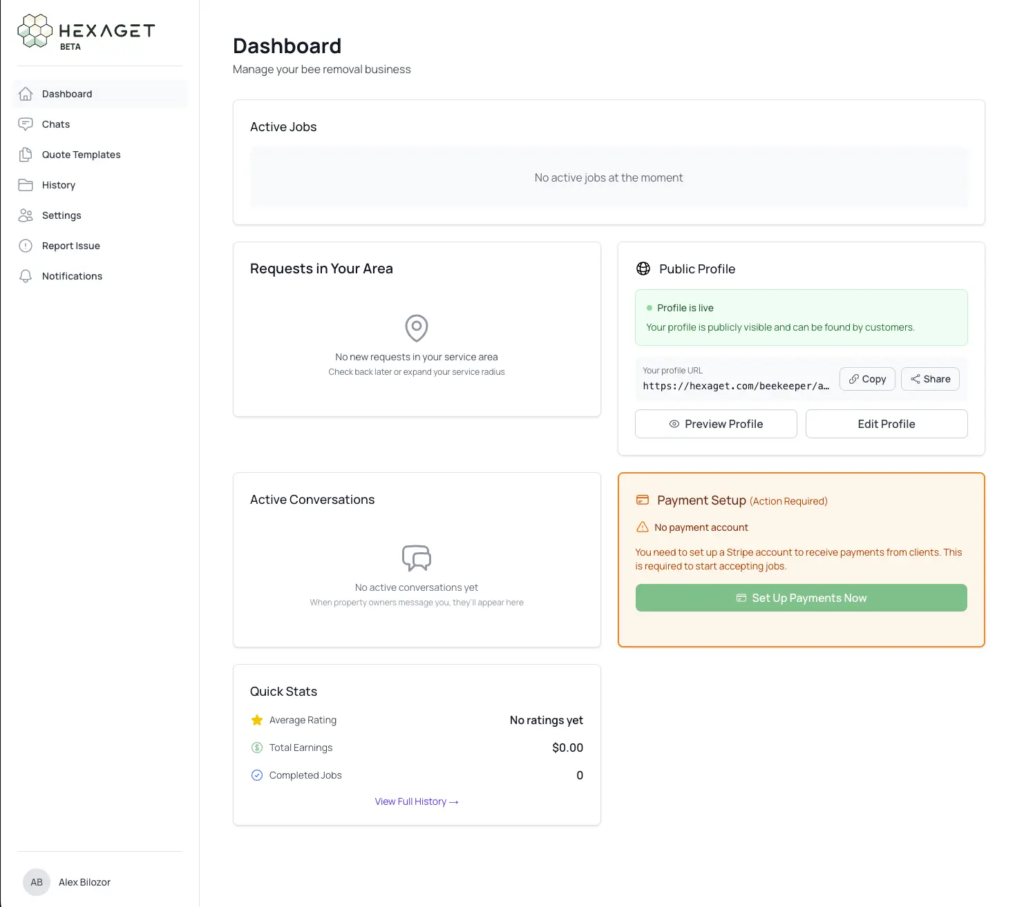 Beekeeper Dashboard