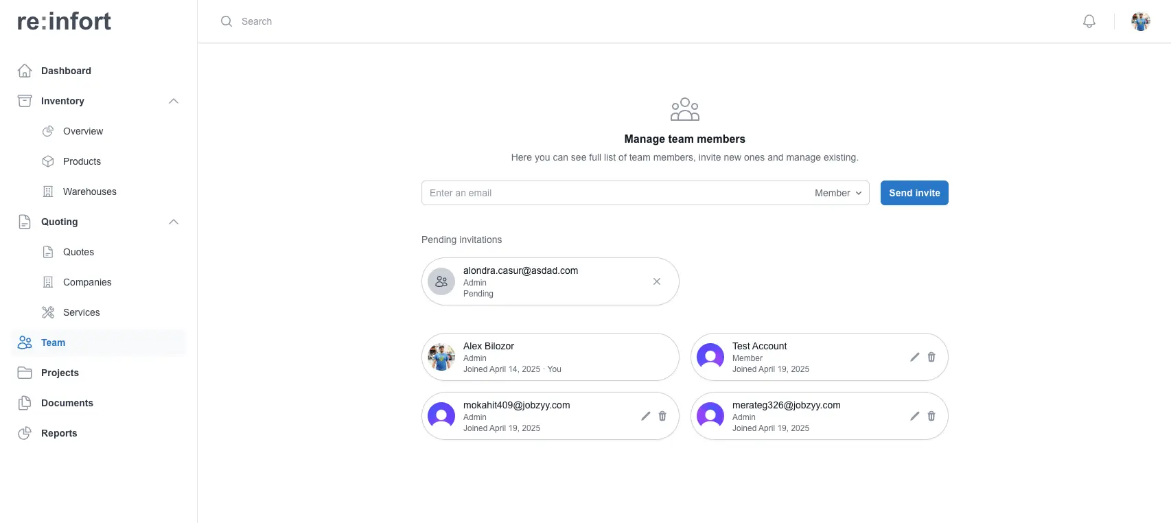 Team Management